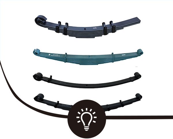 Light duty leaf spring