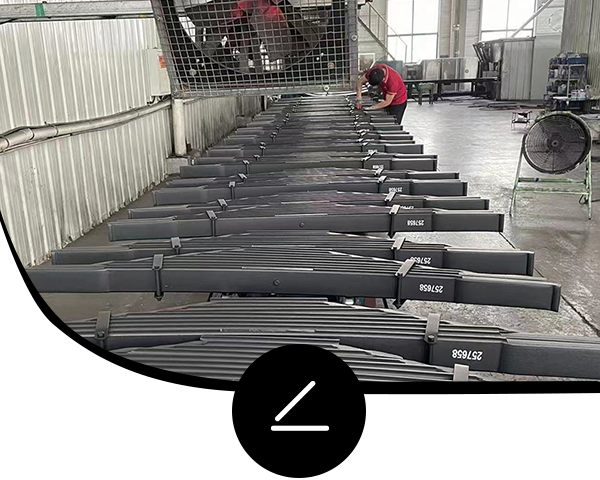 Parabolic leaf spring